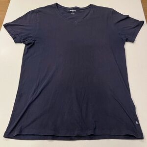 Bonobos Navy Blue V-Neck Tee (Slim Fit)